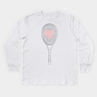 I Love Tennis B Kids Long Sleeve T-Shirt